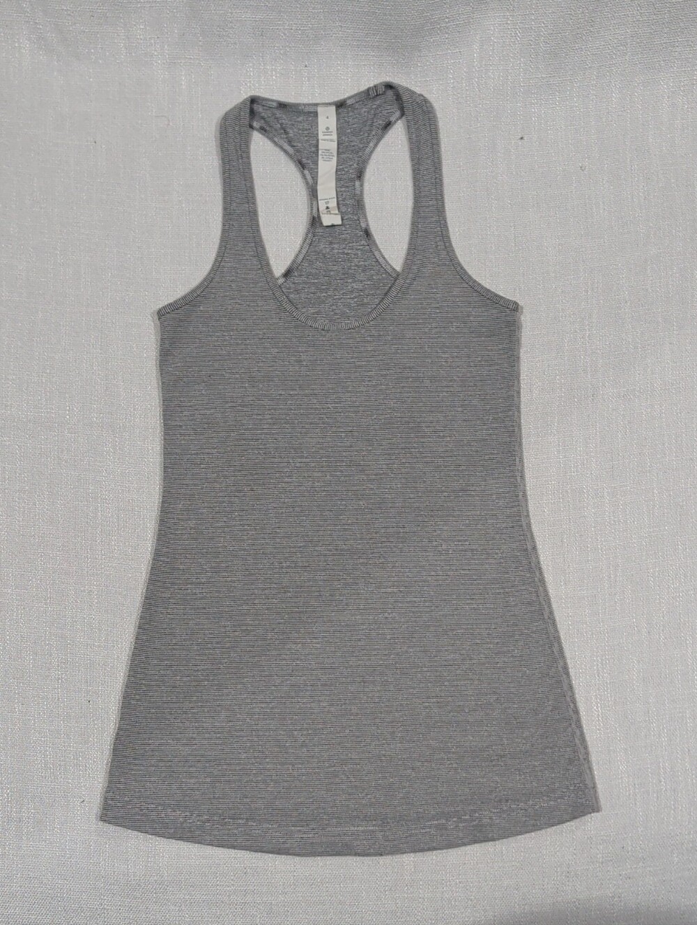 lululemon athletica Gray Racerback Performance Tank